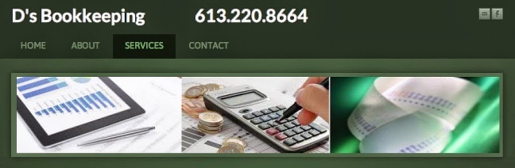 Ds Bookkeeping | 31 Forest Creek Dr, Stittsville, ON K2S 1L6, Canada | Phone: (613) 220-8664