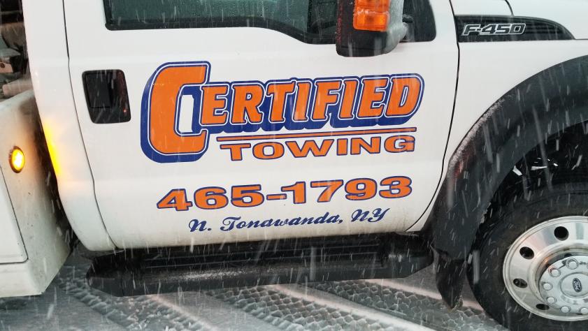 CERTIFIED TOWING SERVICE | 146 Ironton St, North Tonawanda, NY 14120, USA | Phone: (716) 465-1793