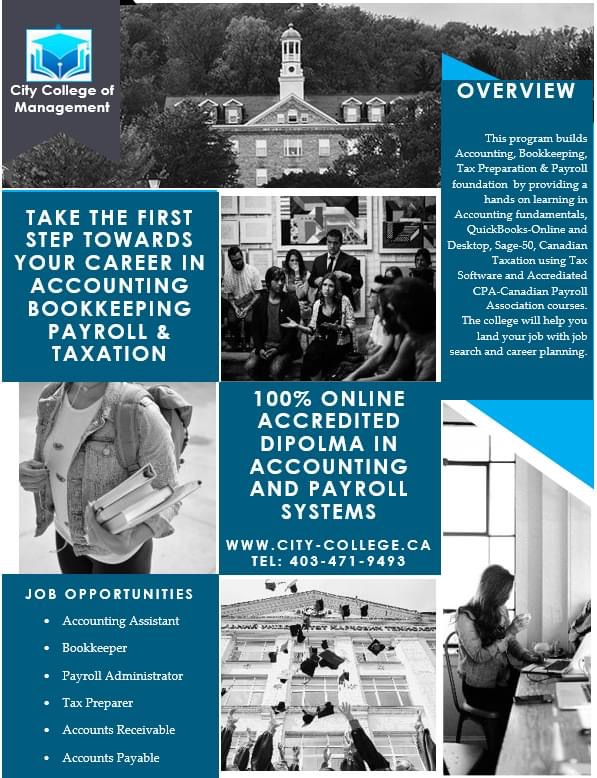 City College Of Management | 3770 Westwinds Dr NE #330, Calgary, AB T3J 5H2, Canada | Phone: (403) 471-9493