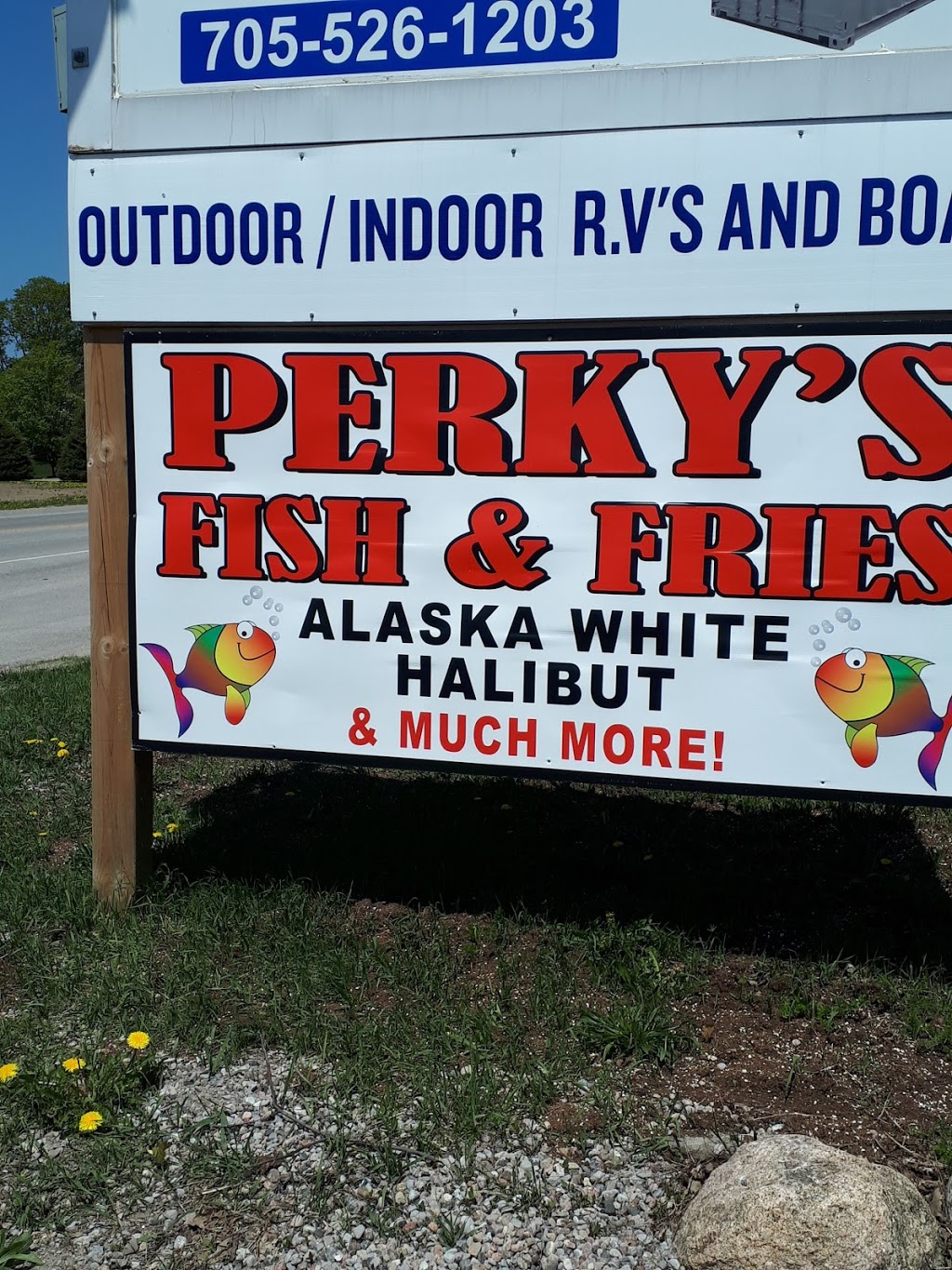 Perkys fish and chip | 165 County Rd 6 S, Tiny, ON L0L 2J0, Canada