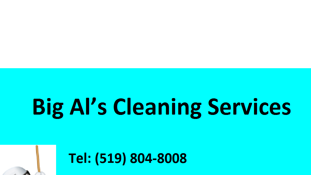 Big AL’s Cleaning Services | 432 Gatestone Blvd, Waterloo, ON N2T 2J3, Canada | Phone: (519) 804-8008