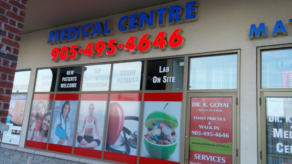 Mayfield Family Practice | health | 3068 Mayfield Rd #8&9, Brampton, ON L6Z 0E3, Canada | 9054954646 OR +1 905-495-4646