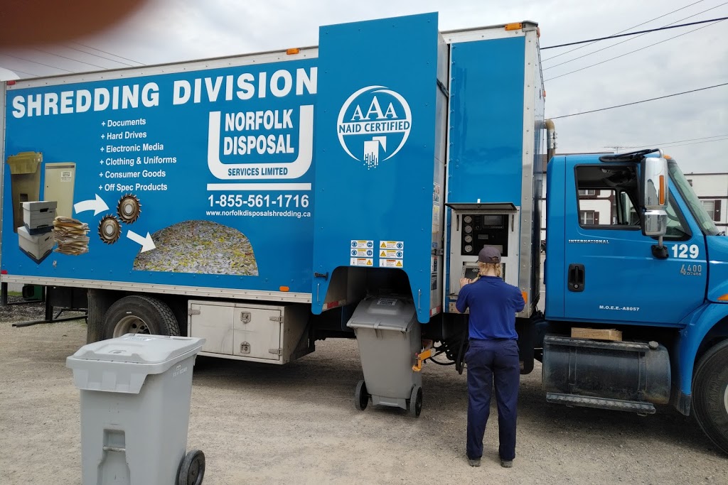 Norfolk Shredding, a Division of Norfolk Disposal Services Ltd. | 811 Old Hwy 24, Waterford, ON N0E 1Y0, Canada | Phone: (519) 443-7962