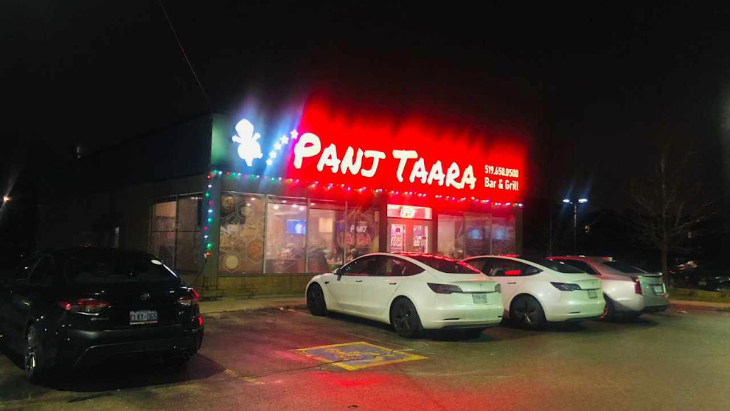 Panj Taara Bar & Grill | 4355 King St E Unit B, Kitchener, ON N2P 2E9, Canada | Phone: (519) 650-0500