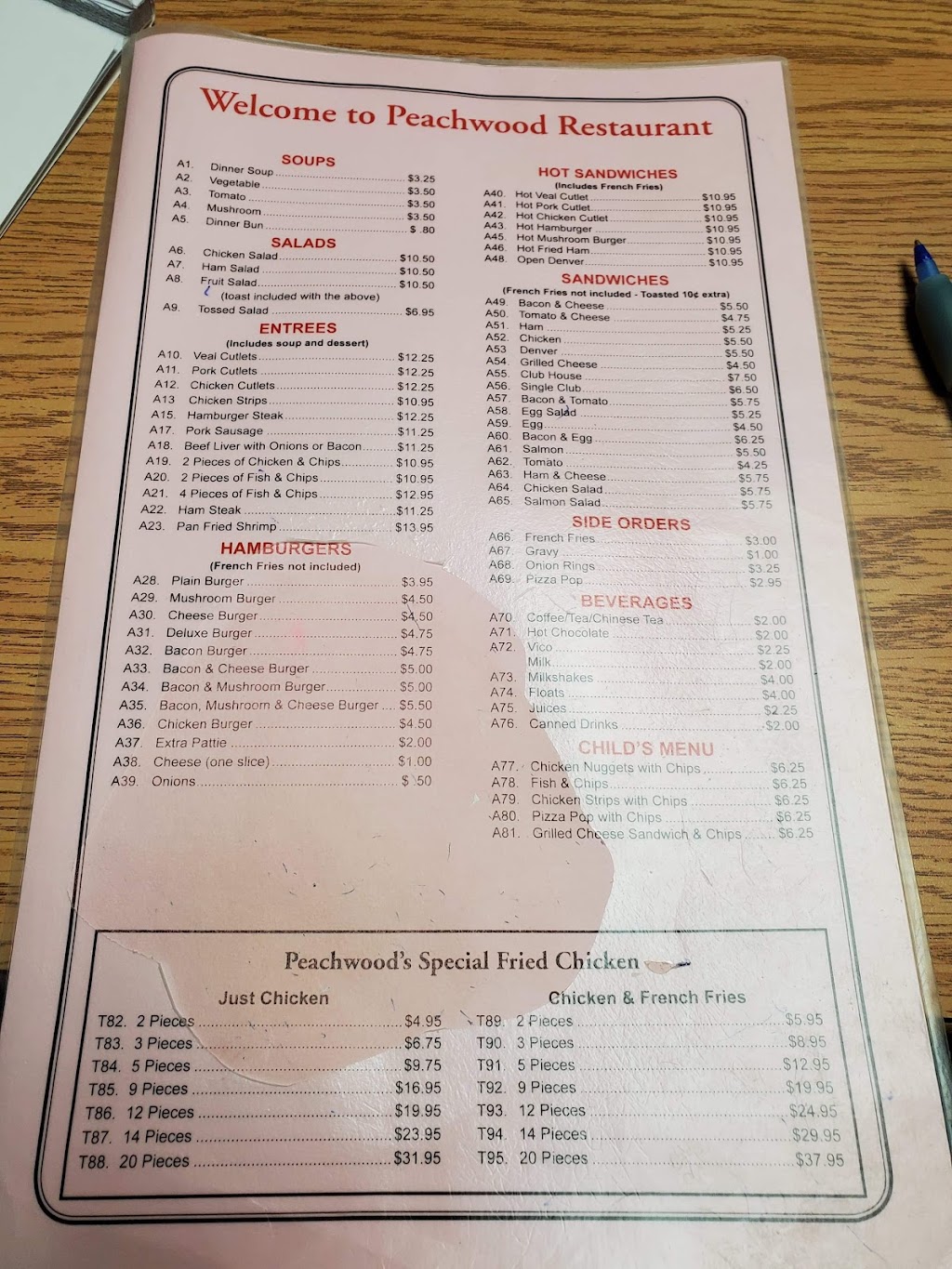 Peachwood Restaurant | 303 Main St, Watrous, SK S0K 4T0, Canada | Phone: (306) 946-3833