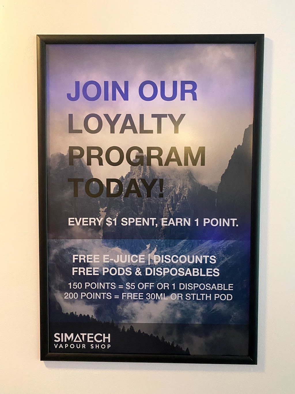 Simatech Vapour Shop | 255 Island Hwy E, Parksville, BC V9P 2G4, Canada | Phone: (250) 586-5100