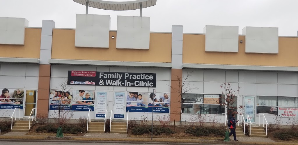 Eglinton Town Pharmacy | 127 Lebovic Ave #1er, Scarborough, ON M1L 4V9, Canada | Phone: (416) 615-0127