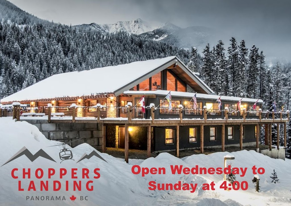 Choppers Landing Restaurant | 2045 Panorama Dr, Panorama, BC V0A 1T0, Canada | Phone: (250) 341-7545