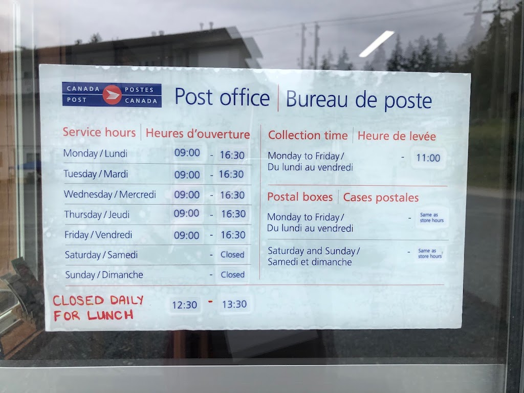 Lund Post office | Lund, BC V0N 2G0, Canada | Phone: (604) 483-2161