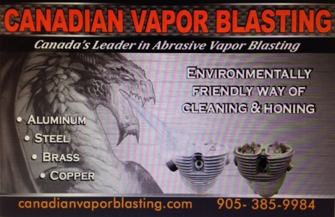 Canadian Vapor Blasting | 76 Harlowe Rd #6, Hamilton, ON L8W 3R6, Canada | Phone: (905) 385-9984