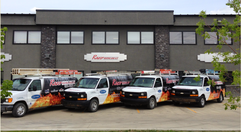 Razor Heating and A/C Ltd. | 218 Wheeler St #4, Saskatoon, SK S7P 0A9, Canada | Phone: (306) 384-4200