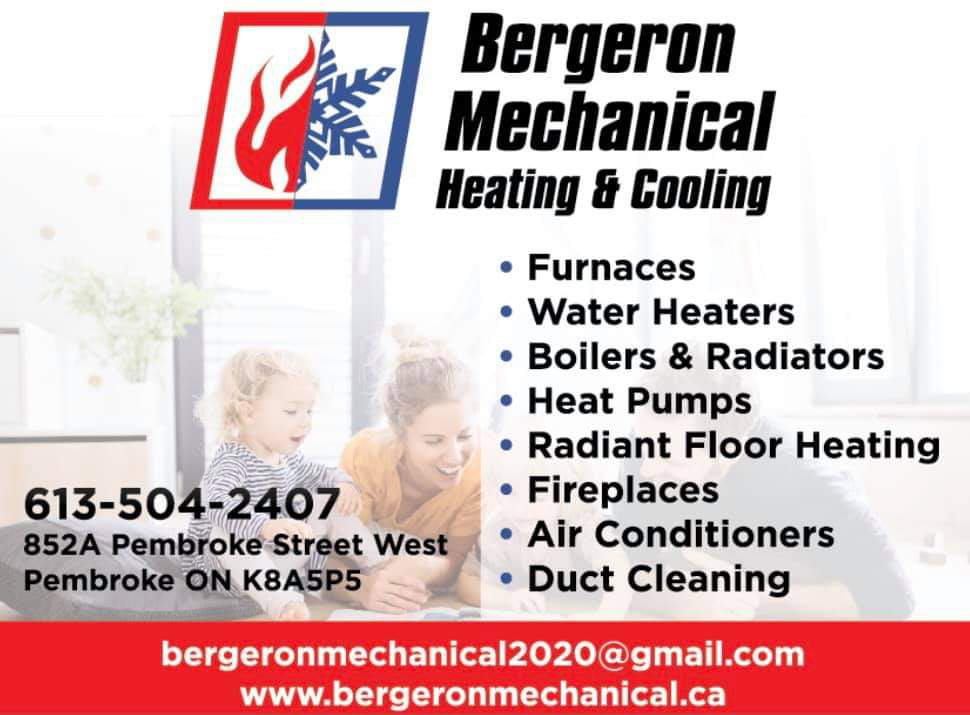 Bergeron Mechanical | 11853 Round Lake Rd, Pembroke, ON K8A 0K9, Canada | Phone: (613) 504-2407