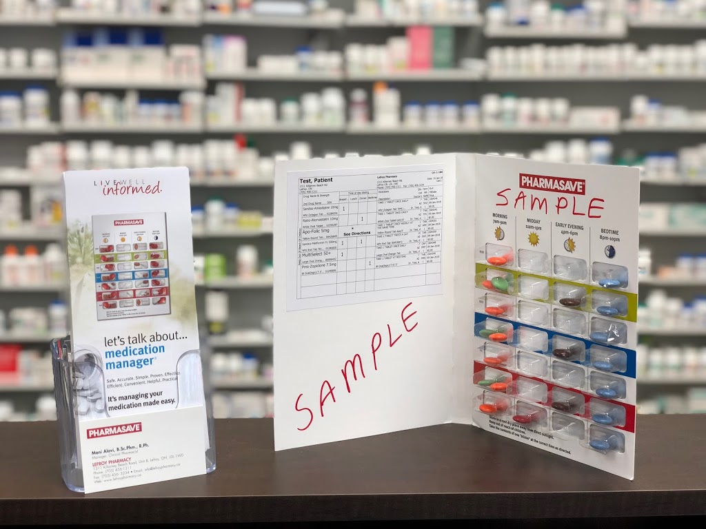 Lefroy Pharmacy | 1311 Killarney Beach Rd, Lefroy, ON L0L 1W0, Canada | Phone: (705) 456-1311