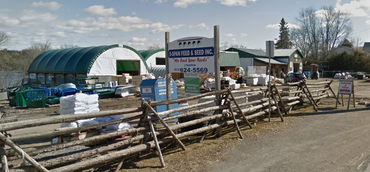 5 Span Feed & Seed Inc | 2488 County Rd No 29, Pakenham, ON K0A 2X0, Canada | Phone: (613) 624-5569