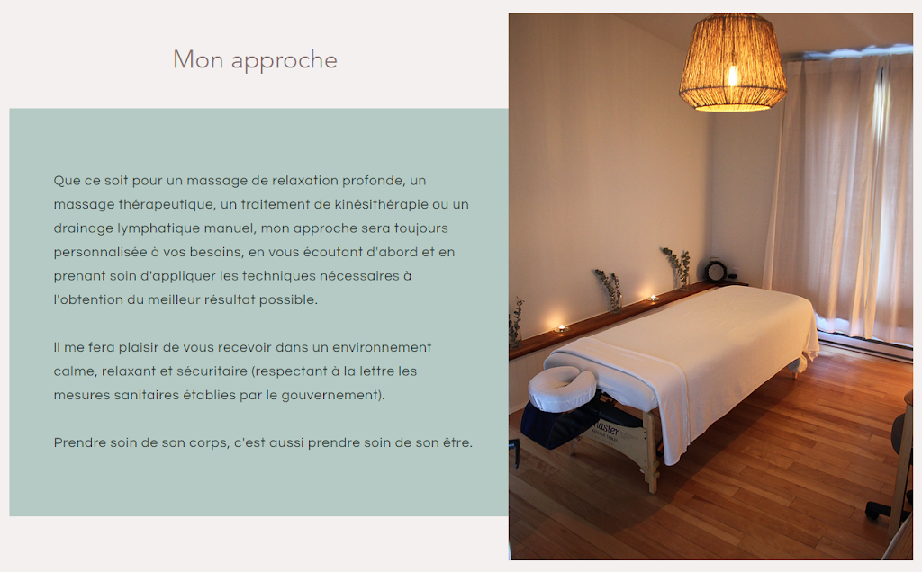 Virginie Labrosse Massothérapeute | 84 Rue Notre Dame A, Oka, QC J0N 1E0, Canada | Phone: (438) 455-3964