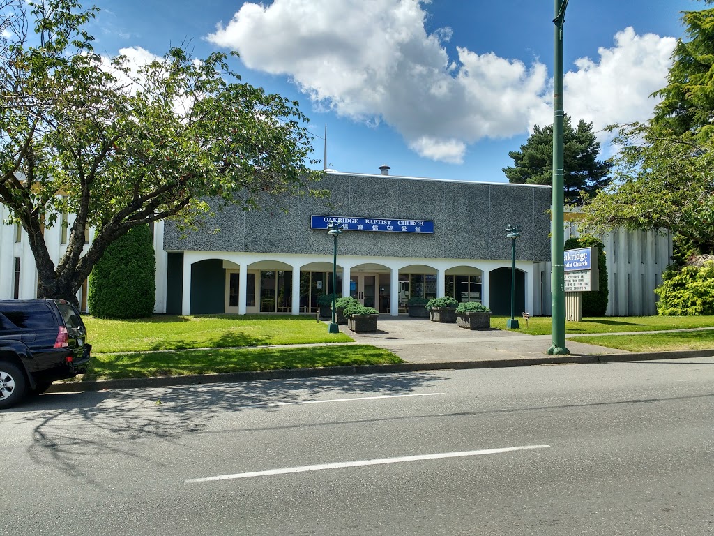 Oakridge Baptist Church | 6261 Cambie St, Vancouver, BC V5Z 3B2, Canada | Phone: (604) 327-3500
