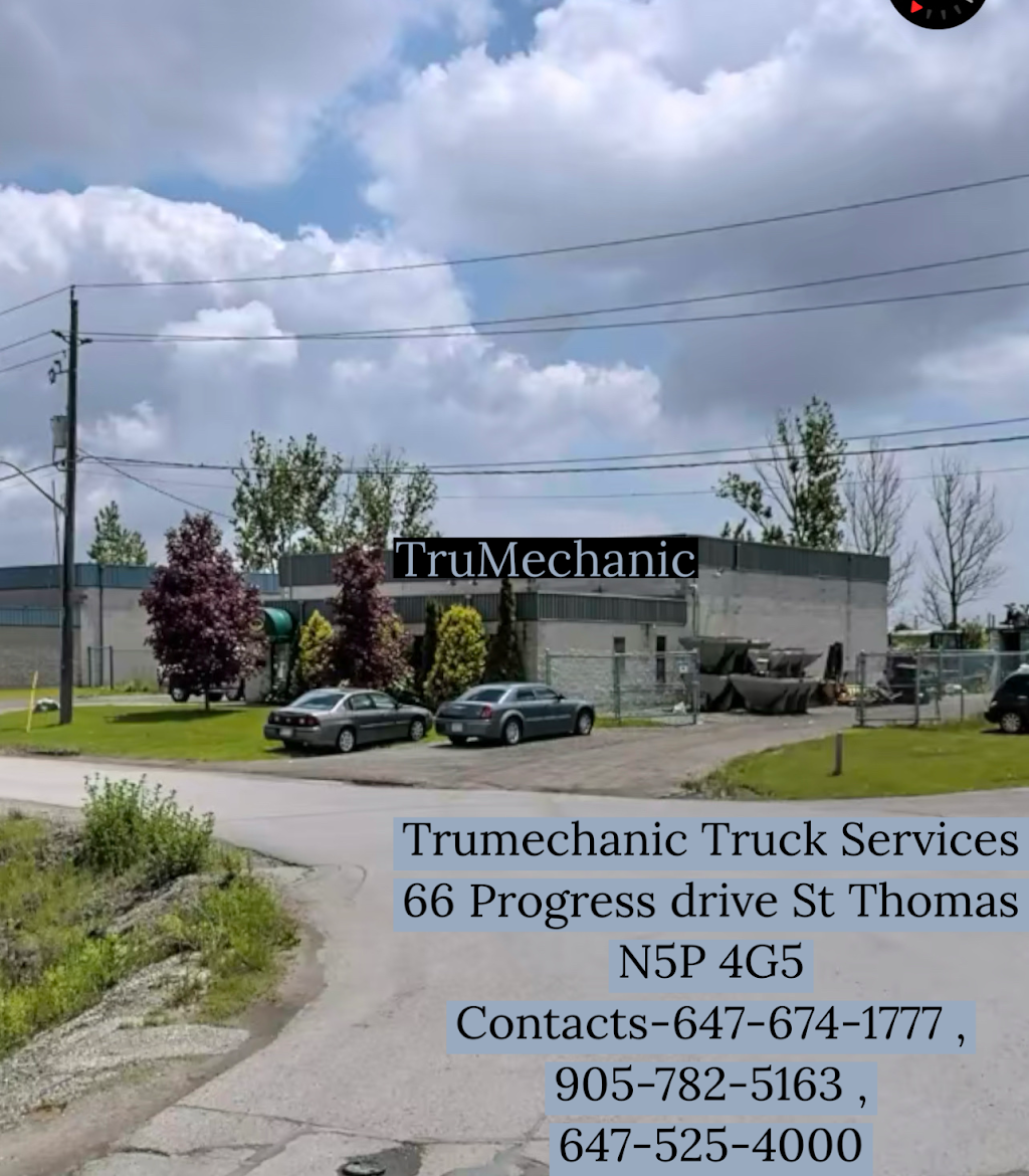 TruMechanic Truck Services Ltd | 66 Progress Dr, St Thomas, ON N5P 4G5, Canada | Phone: (647) 674-1777