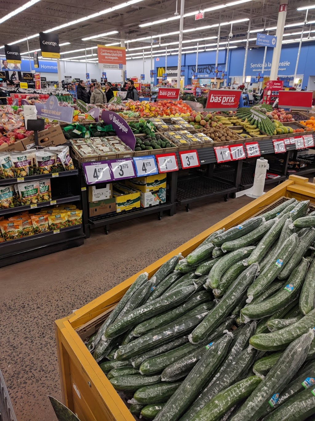 Walmart Saint-Romuald Store | 700 Rue de la Concorde, Saint-Romuald, QC G6W 8A8, Canada | Phone: (418) 834-5115