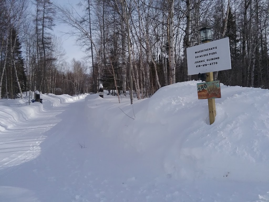 Massothérapie et soins des pieds Jeannic Guimond | 1280 Chemin de la Rivière, Saint-Félicien, QC G8K 2Z9, Canada | Phone: (418) 618-4770