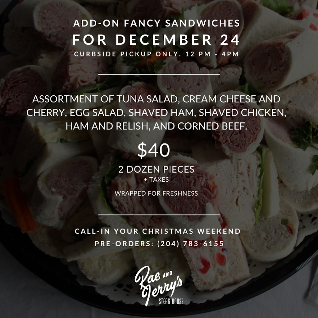 Rae & Jerrys Steak House | 1405 Portage Ave, Winnipeg, MB R3G 0W1, Canada | Phone: (204) 783-6155
