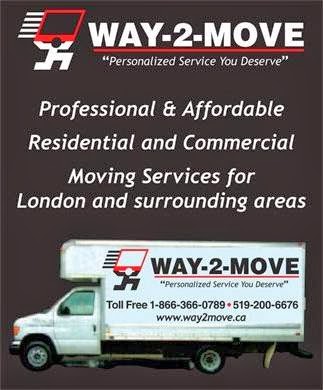WAY2MOVE | moving company | 255 Wychwood Park, London, ON N6G 1S5, Canada | 2264564914 OR +1 226-456-4914