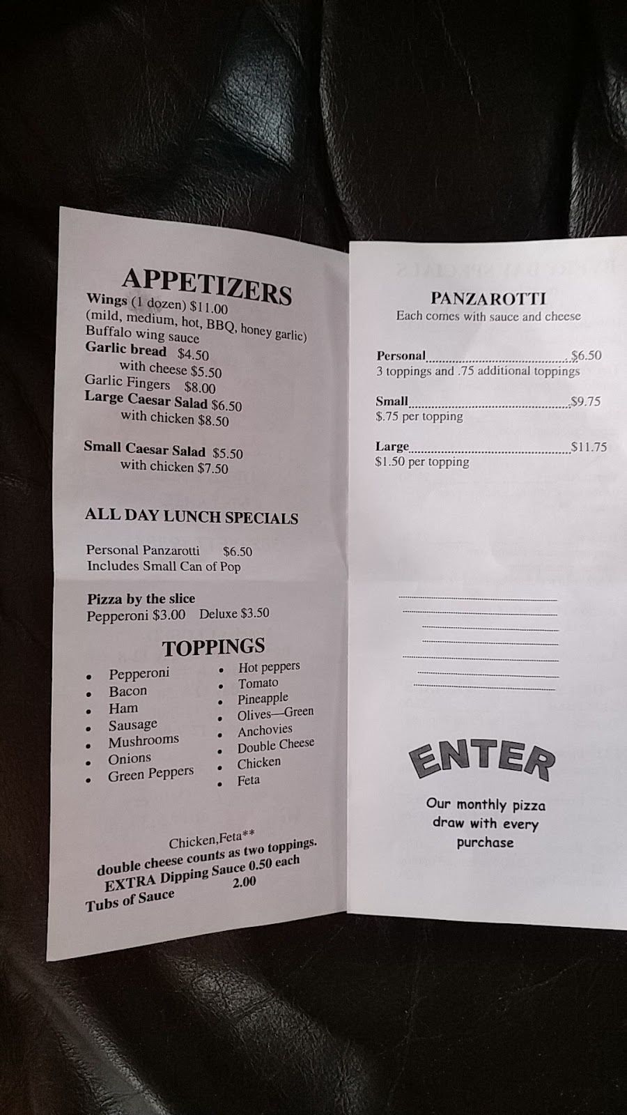 Yettis Pizza inc. | 51 Commercial Dr, Burks Falls, ON P0A 1C0, Canada | Phone: (705) 382-9384