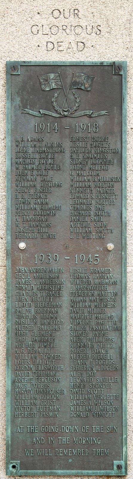 War Memorial Cenotaph | 143-179 Sugarloaf St, Port Colborne, ON L3K, Canada