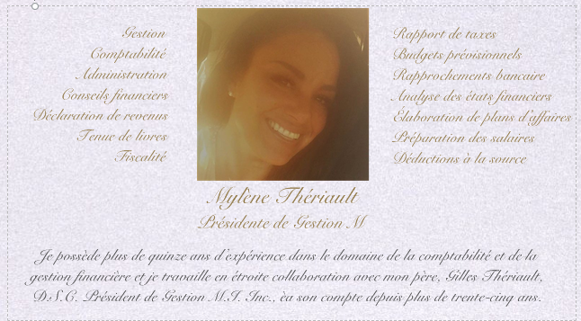 Gestion M Experts Comptables | 197 Av. Béthany, Lachute, QC J8H 2M4, Canada | Phone: (819) 576-5835