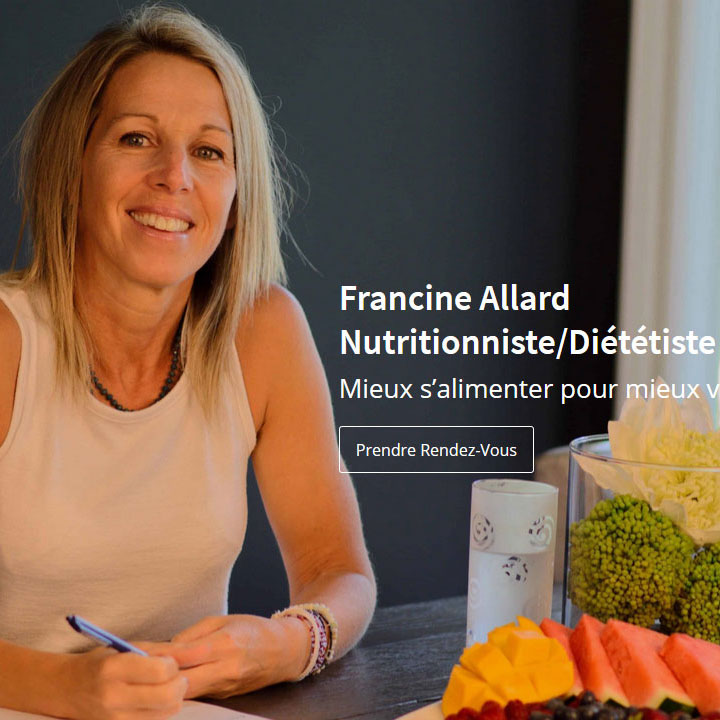 Francine Allard Nutritionniste-Diététiste Mirabel | 11700 Rue de lAvenir suite 103, Mirabel, QC J7J 0G7, Canada | Phone: (514) 570-8015