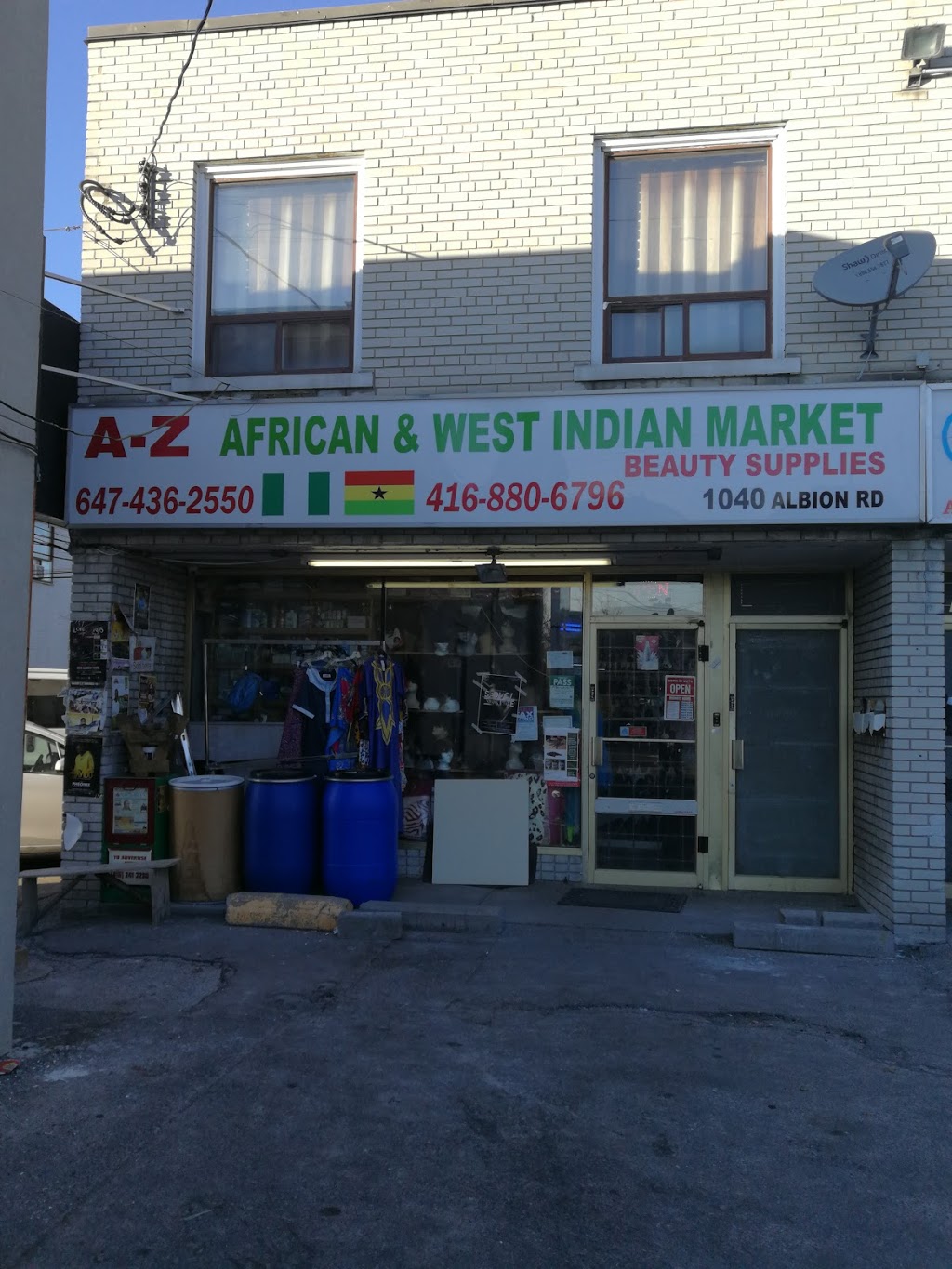 A-Z African And West Indies Market | 1040 Albion Rd, Etobicoke, ON M9V 1A7, Canada | Phone: (647) 436-2550