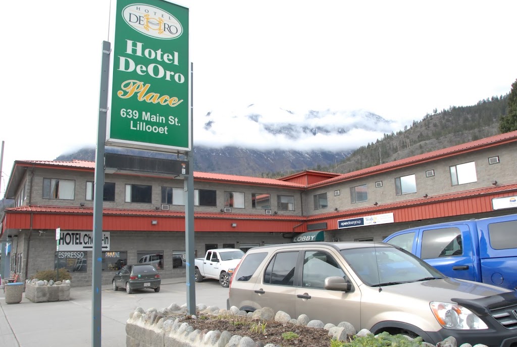 Hotel DeOro | 639 Main St, Lillooet, BC V0K 1V0, Canada | Phone: (250) 256-2355