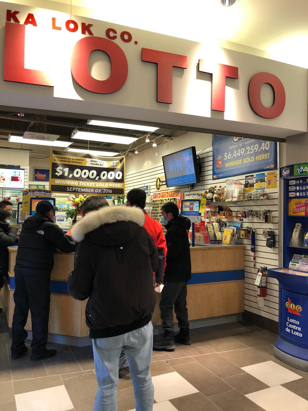Ka Lok Co Lotto | 2301 Brimley Rd Unit 155, Scarborough, ON M1S 5B8, Canada | Phone: (416) 299-0039