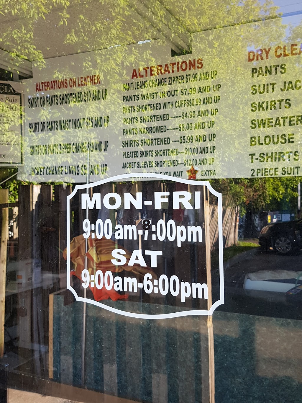 Five Star Dry Cleaning & Alterations | 258 Park Rd S, Oshawa, ON L1J 4H3, Canada | Phone: (905) 725-3328