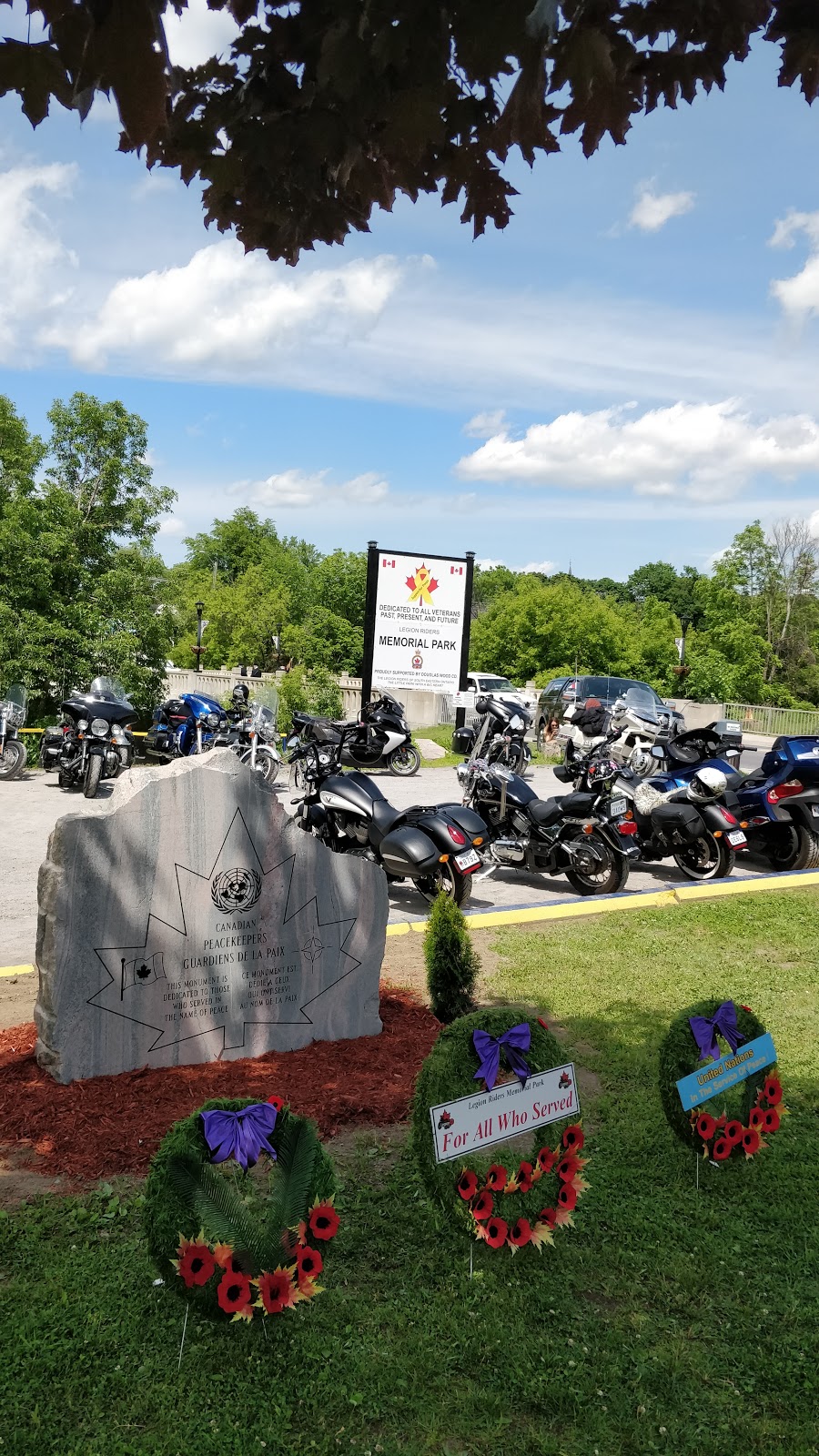 Legion Riders Menorial Park | King St E, Gananoque, ON K7G 1E6, Canada