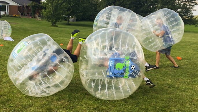 Limitless Bubble Sports KW | 21-693 Beechwood Dr, Waterloo, ON N2T 2P6, Canada | Phone: (519) 504-6273