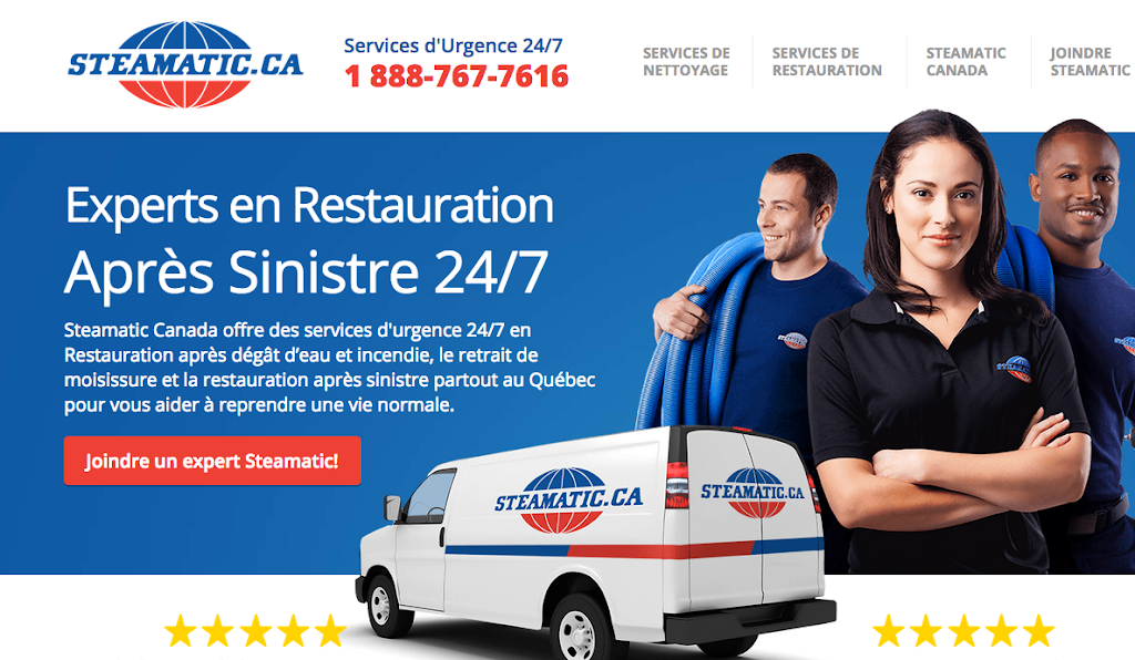 Steamatic | 2375 Rue Canadien, Drummondville, QC J2C 7W1, Canada | Phone: (819) 474-5050