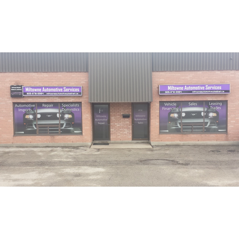 Miltowne Automotive Services | 32 Steeles ave East Units 14&15, Milton, ON L9T 5A1, Canada | Phone: (905) 878-5984