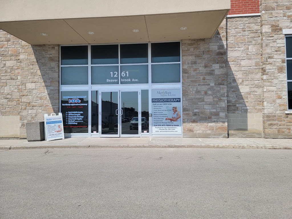 Meridian Spine & Joint Physiotherapy | 1261 Beaverbrook Ave, London, ON N6H 4L1, Canada | Phone: (519) 471-7900