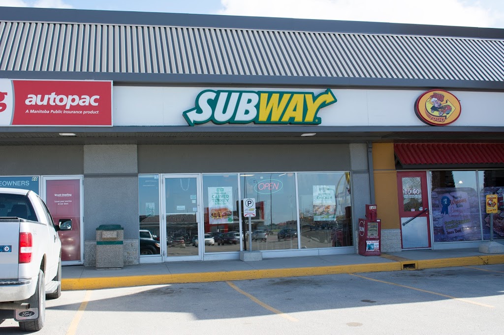 Subway | 11 Reenders Dr Unit 65, Winnipeg, MB R2C 5K5, Canada | Phone: (204) 988-4516
