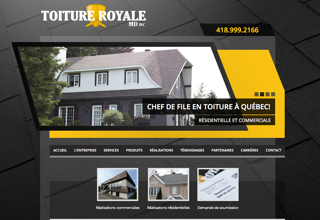 Toiture Royale MD | roofing contractor | 7885 Boulevard des Gradins, Québec, QC G2K 1V2, Canada | 4189992166 OR +1 418-999-2166