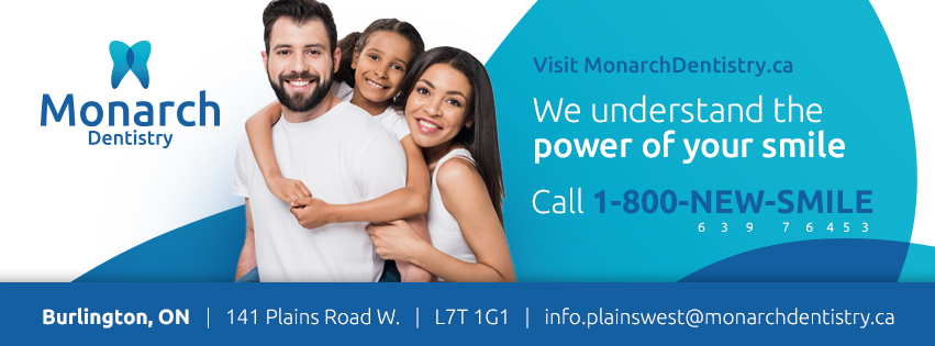 Monarch Dentistry | 141 Plains Rd W, Burlington, ON L7T 1G1, Canada | Phone: (905) 218-6111