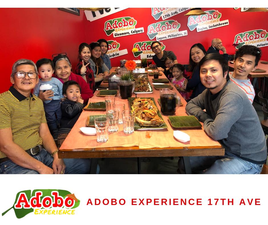 Filipino Restaurant Adobo Experience 17thAve | 4303 17 Ave SE, Calgary, AB T2A 0T3, Canada | Phone: (403) 475-9188