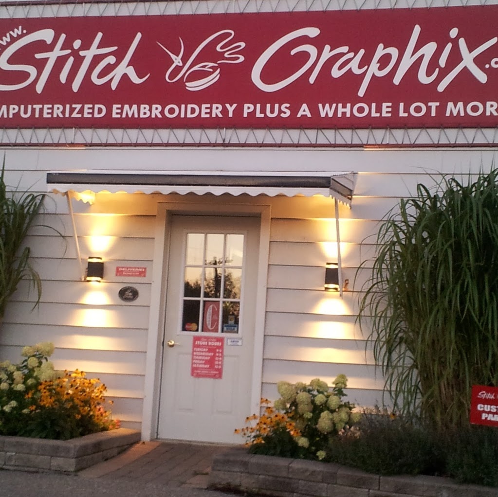 Stitch Graphix Inc | 9 Arnold St, New Hamburg, ON N3A 2C6, Canada | Phone: (519) 662-3386