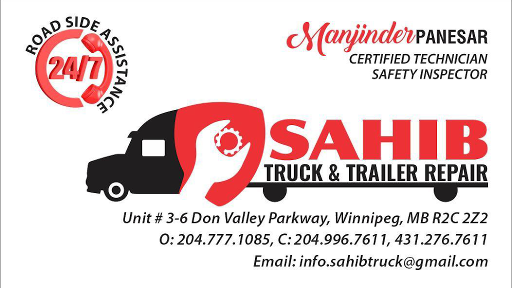 Sahib Truck & Trailer Repair Ltd. | 3-6 Don Valley Pkwy, Springfield, MB R2C 2Z2, Canada | Phone: (204) 996-7611