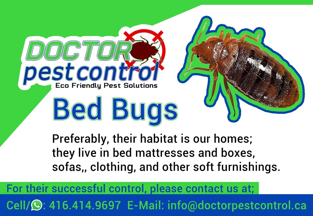 Doctor Pest Control | 4950 Albina Way #08, Mississauga, ON L4Z 4J4, Canada | Phone: (416) 414-9697