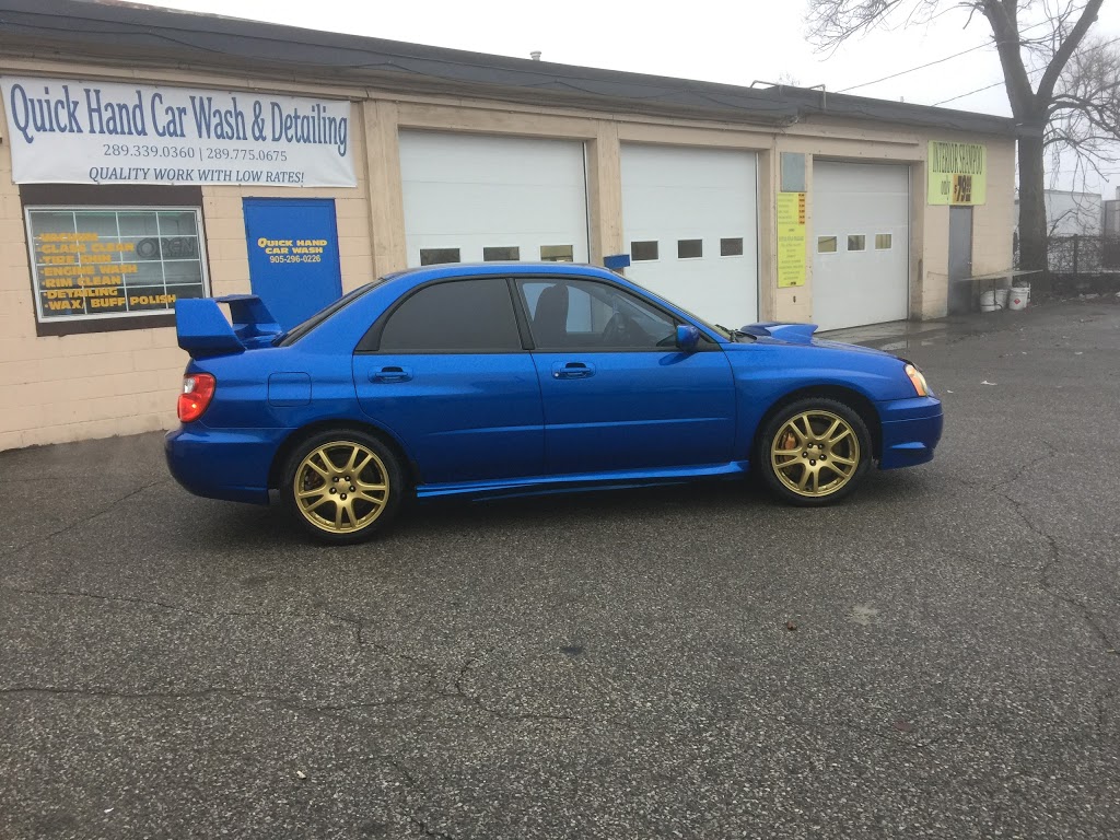 Quick Hand Car Wash & Detailing | 2553 Barton St E, Hamilton, ON L8E 2X2, Canada | Phone: (289) 339-0360