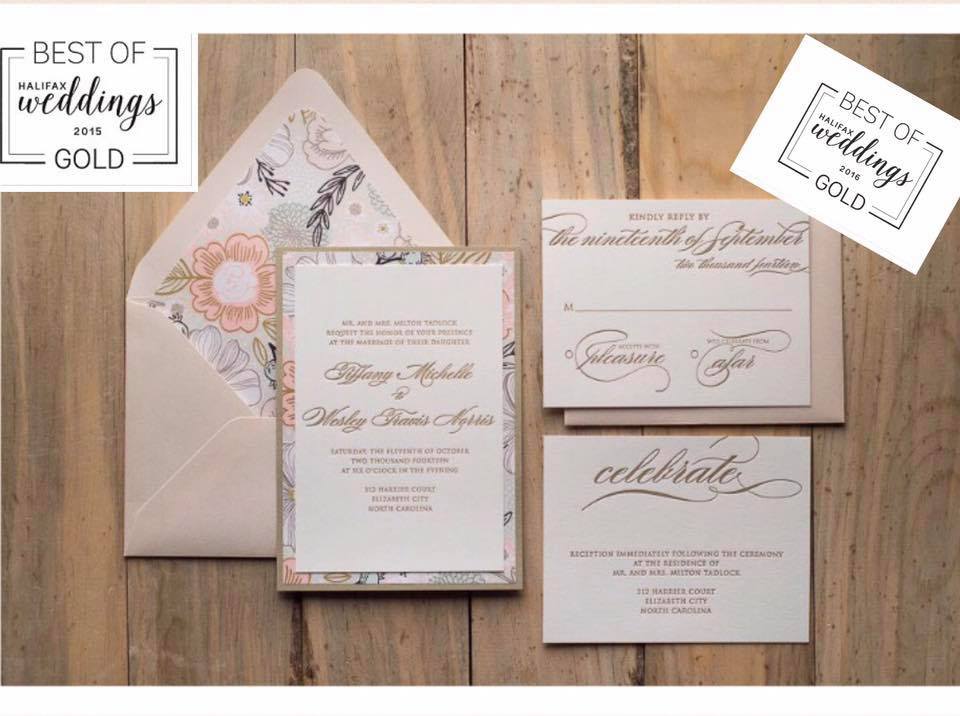 DiM Designs Custom Wedding Stationery | 185 Farnham Gate Rd, Halifax, NS B3M 4G6, Canada | Phone: (902) 404-1878