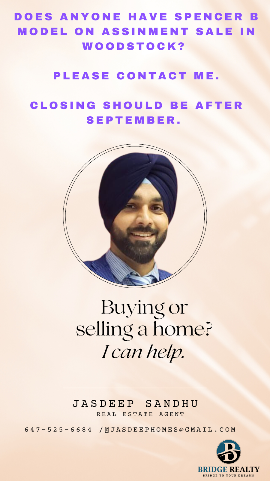 Realtor Jasdeep Sandhu | 217 Dorchester Ct, Woodstock, ON N4S 7W2, Canada | Phone: (647) 525-6684
