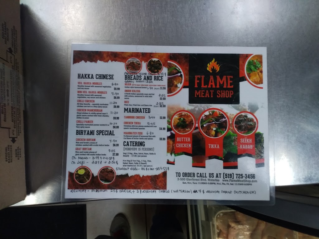 Flame Meat Shop | 500 Glen Forrest Blvd, Waterloo, ON N2L 5G4, Canada | Phone: (519) 725-3456