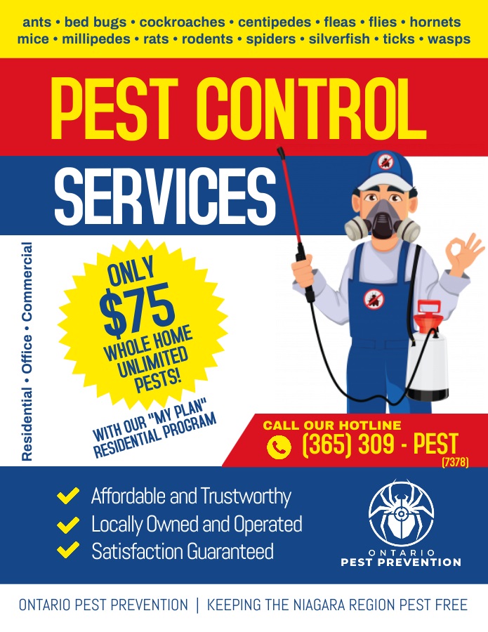 Ontario Pest Prevention | 5545 Blezard Dr, Beamsville, ON L0R 1B3, Canada | Phone: (365) 309-7378